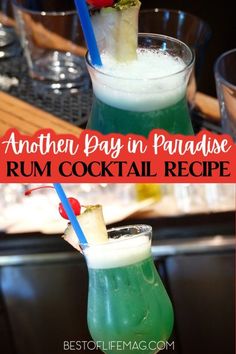 another day in paradise rum cocktail recipe