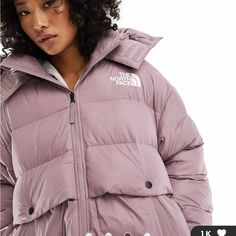 The North Face, Light Purple Puffer, Size Xs (It’s Oversized Jacket, I Usually Wear Xs But It’s Like Small To Medium) I Love The Color But It’s Too Big For Me, New And Never Worn, Sold Out Everywhere, Beautiful Color The North Face Fall Puffer Jacket With Pockets, The North Face Puffer Jacket With Pockets For Fall, The North Face Puffer, The North Face Purple, Face Light, Sports Wear, Oversized Jacket, The North Face Jackets, North Face Jackets