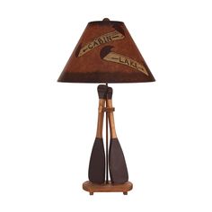 Sunburnt Cabin Paddle Table Lamp Cabin Lamps, Lodge Lighting, New England Beach House, Rustic Table Lamps, Lamp Store, Canoe Paddle, Buffet Lamps, Wooden Projects, Lamps For Sale