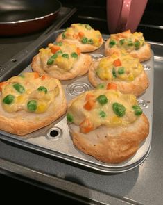 some food that is sitting on top of a pan