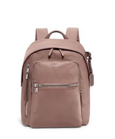 Soft and roomy, this lightweight backpack is ideal for everyday use and travel. The thoughtfully designed interior features multifunction pockets to keep your daily essentials organized and easy to access. Versatile Backpack With Zipper Pocket For Trips, Leather Backpack With Functional Pockets For Travel, Nylon Backpack With Pockets For Trip, Versatile Nylon Leather Backpack For Travel, Light Mauve, Light Backpack, Lightweight Backpack, Travel Products, Halsey