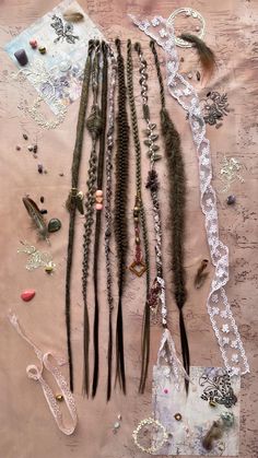 Hair accessory. Fun accents to hair for a pop of colour and some volume as well. Great for festivals, parties, birthdays, creative hippie photo shoots. On primary picture are: - braids - fish braid - macrame decor  - crocheted dreadlock - metal beads - acrilic beads - thread - ribbon Lenght: 23.6 inches/60 cm If you want another length and amount please use variations pre order. If you want another colors just write me in direct. I use synthetic hair - kanekalon that is durable and hypoallergenic. Time of production: up to 2 weeks No Returns for Accurate Description: We regret to inform you that we do not accept returns or provide refunds for dreads and dreadlock accessories if the product entirely matches the description provided. This policy ensures that customers receive exactly what th Braid Macrame, Synthetic Dreads Hairstyles, Fish Braid, Partial Dreads, Synthetic Braids, Braid Extensions, Crochet Dreadlocks, Dreadlock Accessories, Hair Crochet