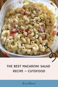 The Best Macaroni Salad Recipe – Cutsfood https://cutsfood.com/the-best-macaroni-salad-recipe/ Elbow Macaroni Salad, Best Macaroni Salad Recipe, Elbow Macaroni Recipes, The Best Macaroni Salad, Creamy Pasta Salads, Best Macaroni Salad, Macaroni Recipes, Macaroni Salad Recipe, Cold Pasta Salad