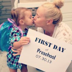 Screen Shot 2015-01-23 at 2.02.09 pm First Day Of Vpk Photo Ideas, School Photo Ideas, School Kiss, First Day Of School Photo, Preschool First Day, School Pic, Preschool Pictures