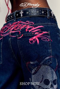 Ed Hardy Aesthetic, Ed Hardy Clothes, Ed Hardy Outfit, Ed Hardy Y2k, Fire Clothes, Street Style Outfits Casual, 2000s Clothing, Tiger Artwork