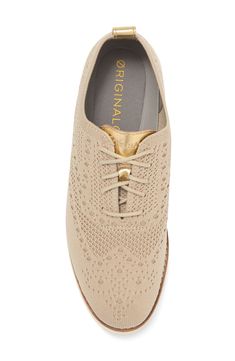 Perforated detailing and a lace-up style complements this oxford. Wingtip toe Lace-up style Back pull-tab Manmade upper and sole Imported Wingtip Oxford, Womens Oxfords, Pull Tab, Up Styles, Cole Haan, Nordstrom Rack, Oxford, Nordstrom, Lace Up