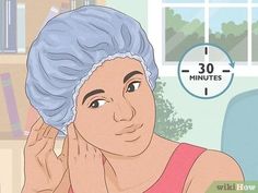 9 Ways to Make a Hot Oil Treatment for Hair - wikiHow Frizzy Hair Fix, Dry Gray Hair, Older Hair, Extremely Damaged Hair, How To Darken Hair, Olive Hair, Grey Hair Transformation, Treating Yourself, Grey Hair Inspiration