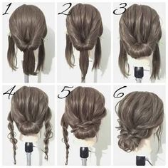 Chignon Simple, Diy Updo, डिजाइनर कपड़े, Low Bun Hairstyles, Shoulder Hair, Fishtail Braid, Peinados Fáciles Para Cabello Corto, Work Hairstyles, Braided Hairstyles For Wedding