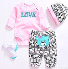 Cotton Baby Clothes, Romper Long Pants, Baby Boy Clothing Sets, Pink Teddy, Baby Jumpsuit, Children Fashion