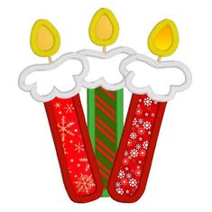 Christmas candles applique machine embroidery design by rosiedayembroidery.com Baby Birth Announcements, Christmas Table Linen, Baby Birth Announcement, Applique Patterns, Table Linen, Christmas Candles