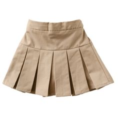 Khaki Skirt Outfits, Kids Plaid, School Skirt, Khaki Skirt, Plaid Shorts, College Fashion, School Fashion, Girls Sweaters