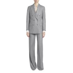 TOM FORD trousers Full length High rise Bootcut legs Front pockets; back pockets Tab/zip fly; belt loops Cashmere/cupro/silk Made in Italy Luxury Workwear Pants With Pockets, Luxury Workwear Pants With Belt Loops, Luxury Office Bottoms With Pockets, Luxury High-waisted Pants With Pockets, Tailored Luxury Pants With Pockets, Luxury Tailored Pants With Pockets, Cashmere Trousers, Bergdorf Goodman, Tom Ford