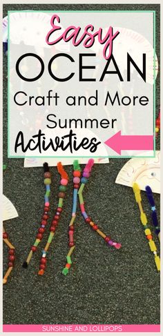 an easy ocean craft and more summer activities