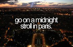 the words go on a midnight storm in paris