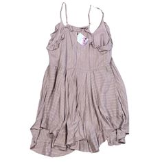 New With Tags Dainty Hooligan Dress Dusty Purple Color Shimmer Silver Pinstripe Detail No Zipper Adjustable Straps Length Is 35.5 Inches Armpit To Armpit Is 17.5 Size Large Striped Mini Dress For Daywear, Striped Mini Length Dress For Daywear, Dusty Purple, Dress Dusty, Purple Color, Adjustable Straps, Womens Dresses, Zipper, Tags