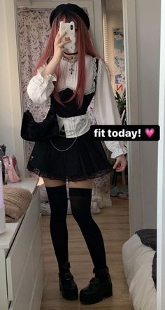 Egirl Outfits, Kawaii Fashion Outfits, Kawaii Clothes, Edgy Outfits, Kawaii Fashion, Grunge Outfits