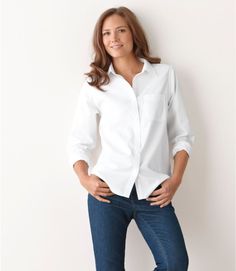 Women's Shirts and Tops on Sale | Sale at L.L.Bean Susan After 60, Rayon Shirt, Dress Shirts For Women, Oxford Shirt, Casual Blouse, Wrinkle Free, Shirt Sale, Free Shirts, L L Bean