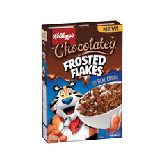 chocolate frosted flakes with real cocoa