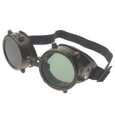 Steampunk Goggles Bronze Finish Perfect Goggles To Wear Or Place On A Hat To Create Your Steampunk Look. Each Round Lens Is 2 1/4" Diameter. Adjustable Black Strap Bronze Finish Made Of Plastic. Steampunk Goggles Aesthetic, Science Goggles Aesthetic, Black Post-apocalyptic Costume Accessories For Halloween, Black Steampunk Costume Accessories For Alternative Fashion, Black Adjustable Vintage Costume Accessories, Vintage Black Adjustable Costume Accessories, Vintage Black Halloween Costume Accessories, Mechanic Goggles, Fantasy Goggles