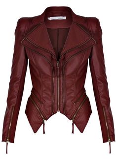 Outfit With Leather Jacket, Vi Cosplay, Burgundy Leather Jacket, Cooler Look, Leather Jackets Women, Women Leather, Leather Jackets, Red Leather Jacket, Real Leather