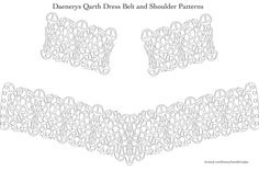 the front and back side of a dress pattern