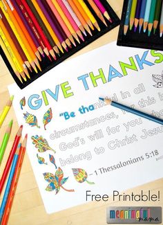 Christian Thanksgiving Coloring Sheet Fall Sunday School Crafts, Fall Crafts Ideas, Thanksgiving Coloring Sheets, Christian Thanksgiving, Happy Home Fairy, Bible Object Lessons, Thanksgiving Activities For Kids, Sunday School Crafts For Kids, Bible Verse Coloring