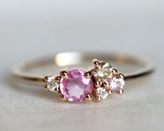 Peach Sapphire Rings, Peach Sapphire Engagement Ring, Tourmaline Engagement Ring, Raw Diamond Rings, Dainty Diamond Ring, Pink Sapphire Ring Engagement, Diamond Rings With Price, Rough Diamond Ring, Green Tourmaline Ring