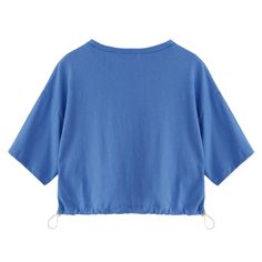 FREE SHIPPING Korean Harajuku Tshirt Women Summer New Drawstring Dew Waist Short Sleeve Cropped Tops Woman Casual Tee Shirt JKP2431 Trendy Crew Neck Top With Drawstring, Cotton Short Sleeve Tops For Leisure, Cotton Tops With Short Sleeves For Leisure, Spring Leisure Graphic Tee Tops, Casual Drawstring Crop Top, Trendy Crew Neck Leisure Tops, Trendy Crew Neck Tops For Leisure, Cotton Drawstring Crew Neck Top, Leisure Cotton Tops With Letter Print