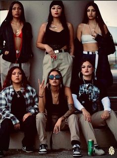 90s Latina Fashion, Chicana Aesthetic, Tattoos Infinity, Chola Style, Estilo Cholo, Cholo Style