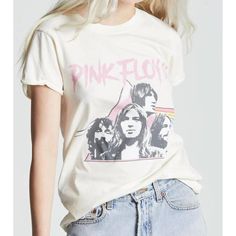 Thanks For Checking Out Our Fabulous Posh Closet!! All Of Our Items Are New With Tags! Never Worn Or Used <3 - Composition: 100% Cotton - Description: This Classic, Short Sleeve Tee Will Be Your Go-To Staple This Season And Beyond. Live Out Your Rock N Roll Dream With Pink Floyd. This Retro Style Tee Features Graphics From Their Album, The Dark Side Of The Moon With The Band Members On The Front. The Back Of The Shirt Reads, Pink Floyd Japan Julia Dream / Summer 68. Our Fitted Tee Is Made With S Japan Summer, Dream Summer, Pink Floyd Dark Side, Dark Side Of The Moon, Pearl Pink, Band Members, Short Sleeve Hoodie, Fitted Tee, Concert Tees