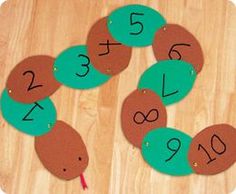 a number line with numbers on it sitting on top of a wooden table