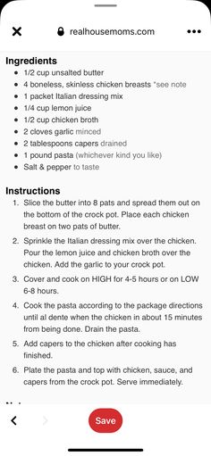 an iphone screen showing the instructions for how to make chicken broth in less than two minutes