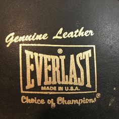 the logo for everlast made in u s a, which is now on display