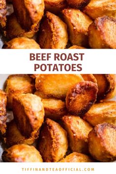 roast potatoes in plate