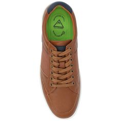 The Rogers casual sneaker from Vance Co. will give you that business casual look perfect for any occasion. The 12 mm Tru Comfort Foam� massaging insole round toe and vegan leather offer that all-day comfort. All while their durable rubber outsole and lace-up closure will give you that perfect fit time and time again while wearing them. Brown Casual Sneakers For Business Casual, Business Casual Low-top Cushioned Sneakers, Low-top Cushioned Sneakers For Business Casual, Cushioned Low-top Sneakers For Business Casual, Cushioned Lace-up Sneakers For Business Casual, Casual Business Sneakers With Removable Insole, Casual Lace-up Sneakers For Business Casual, Casual Business Sneakers With Plain Toe, Business Casual Sneakers With Rubber Sole