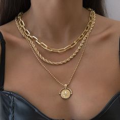 Gold Coin Jewelry, Necklace Collection, Gold Necklace Set, Jewelry Essentials