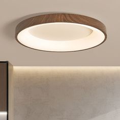 a close up of a ceiling light in a room