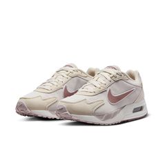 (WMNS) Nike Air Max Solo 'Beige Grey Rose' FN0784-005 Grey Roses, Air Max, Nike Air Max, Nike Air, Mesh, Nike, Grey