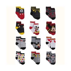 These socks for baby boys are soft and cozy, perfect for tiny feet with delicate skin; Baby socks make great gifts for first baby showers, birthdays, holidays, and more Cute Black Socks For Gifts, Cute Black Non-slip Socks, Playful Black Non-slip Socks, Baby Boy Socks, Red Socks, Boys Socks, Age 12, Baby Socks, Baby Disney