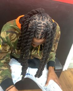 Black Men Locs Style, Black Men Locs, Cute Tattoo Designs For Women, Jah Locs, Minnie Mouse Nail Art, Disney Nail Art