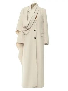 Item Types: Shawl collar trench coat, winter coats women, long coat womenCollar: Shawl CollarClothing Length: LongClosure Type: Front ButtonsWaist: EmpireDetail: Flap PocketsPattern Type: SolidSleeve Style: RegularSleeve Length: LongMaterial: CottonMaterial: Polyester Beige Long Single-breasted Outerwear, Beige Long Formal Outerwear, Formal Long Beige Outerwear, Elegant Long Oversized Outerwear, Elegant Office Cape Outerwear, Trench Coat Winter, Women Long Coat, Shawl Coat, Long Shawl