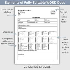 an editable word docs document with the words and numbers in each section below it