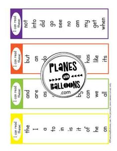 two tickets with the words planes and balloons written in black on each one, which is colored