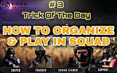 how to organize and play in squad 3 trick of the day with text overlay