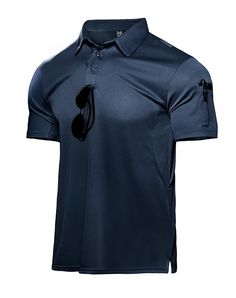 PRICES MAY VARY. Haimont Performance Polo shirts are made of 100% polyester for breathable, quick dry, lightweight, moisture wicking and comfortable soft to keep you cool and dry. Dry fit Polo Shirts: Men's quick dry polo with gusseted mesh underarm increases ventilation. Split vents at side seams let in air and help to enhance mobility. Functional Designs: Classic Polo with no-roll collar and 3-button placket front with sunglasses loop, reinforced dual pen pockets on left sleeve, Integrated mic Tactical Short Sleeve Tops For Outdoor, Military Style Short Sleeve Outdoor Tops, Military Style Short Sleeve Tops For Outdoor, Moisture-wicking Techwear Tops For Outdoor, Military Short Sleeve Outdoor Shirt, Outdoor Military Short Sleeve Shirt, Military Short Sleeve Shirt For Outdoor, Military Style Short Sleeve Outdoor Shirt, Black Military Tops For Outdoor