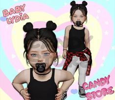 Sims 4 Toddler Cc Alpha, The Sims 4 Toddler Cc, The Sims 4 Toddler, Cc Clothes, Alpha Girl, Sims Baby, Sims 4 Cc Clothes, Gta Rp, Sims 4 Toddler