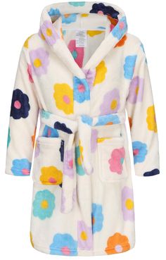 PRICES MAY VARY. The warm material and the hooded design protects your child from cold so it works great as a layering cloth too.This fleece robe can be worn as lounging wear at home or wear over pajamas on those cold winter nights for hanging out The toddler bathrobe is made of high-quality 100% polyester fleece , which is skin-friendly, super soft, comfortable, warm and absorbent without any harm to the baby's skin. The plush is thick and tight and not easy to lint. The kids hooded robes are a Toddler Bathrobe, Fleece Robe, Girls Robes, Hooded Flannel, Hooded Robe, Flannel Pajamas, Pajama Robe, Sleepwear Robe, Consumer Products