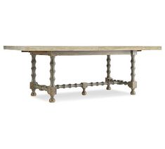 an old wooden table with two legs and a long top, on a white background