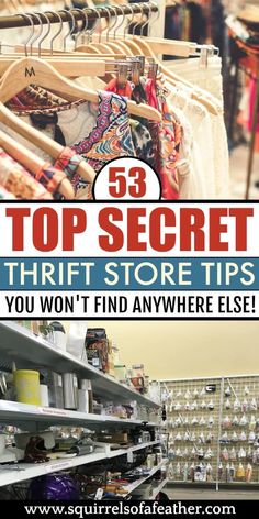 the top secret thrift store tips that you won't find anywhere elses