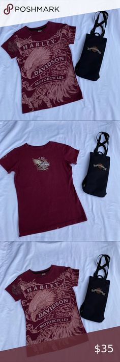 Harley-Davidson shirt and backpack bundle Harley Davidson Shirt, Hair Bundles, Harley Davidson, Black Women, Crop Tops, Fashion Outfits, Outfit Inspo